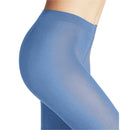 Falke Cotton Touch TI 40081 damespanty in bruin, effen en licht transparant met hoge taille. - Jambelles