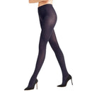 Falke Cotton Touch TI 40081 damespanty in bruin, effen en licht transparant met hoge taille. - Jambelles