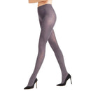 Falke Cotton Touch TI 40081 damespanty in bruin, effen en licht transparant met hoge taille. - Jambelles