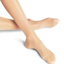 Falke dames pantykniekousen Vitalize Kneehigh 20 in antraciet, transparant met brede geribde boorden. - Jambelles
