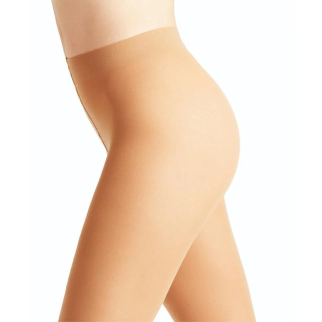 Falke damespanty Matt Del. 30 LE 40631 in huidkleur, met matte transparante afwerking en gladde tailleband. - Jambelles