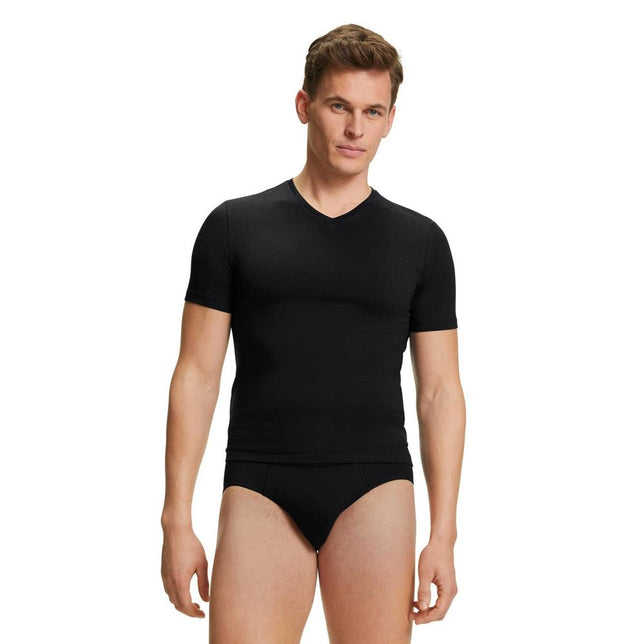 Falke Heren Shirt/Hemd UW Regular V-Neck T-Shirt 2P 68107 - Jambelles