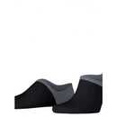 Falke Heren Voetjes Colour Blend IN 12600 in donkerblauw met zwarte boord en hiel, afgebeeld als paar - Jambelles
