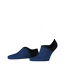 Falke Heren Voetjes Colour Blend IN 12600 in donkerblauw met zwarte boord en hiel, afgebeeld als paar - Jambelles