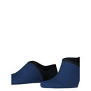 Falke Heren Voetjes Colour Blend IN 12600 in donkerblauw met zwarte boord en hiel, afgebeeld als paar - Jambelles