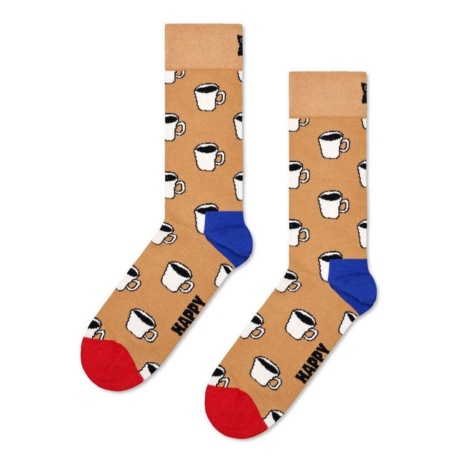 Happy Socks Dames &amp; Heren Fantasie Sokken 1-Pack Coffee Cup Gift Set P001713 - Jambelles