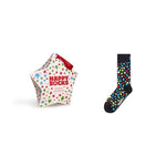 Happy Socks Dames &amp; Heren Fantasie Sokken 1-Pack Stellar Gift Sock P001734 - Jambelles