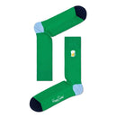 Happy Socks Dames &amp; Heren Fantasie Sokken 2-Pack Beer Socks Gift Set 2P XBEE02 - Jambelles