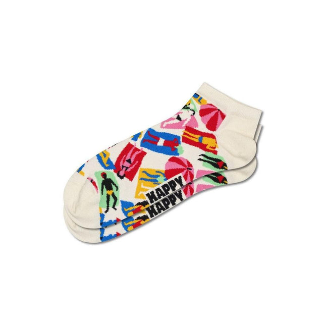 Happy Socks Dames &amp; Heren Fantasie Sokken 2-Pack Ice Cream Lazy Day Low Socks P002633 - Jambelles
