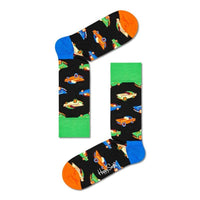 Happy Socks Dames &amp; Heren Fantasie Sokken 2-Pack Mini Me Car Socks 2P XKMNM02 - Jambelles