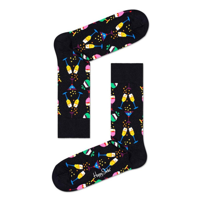 Happy Socks Dames &amp; Heren Fantasie Sokken 3-Pack Celebrations Socks Gift Set 3P XCEL08 - Jambelles