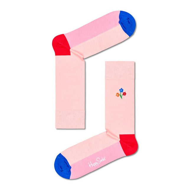Happy Socks Dames &amp; Heren Fantasie Sokken 3-Pack Flower Socks Gift Set XFLO08 - Jambelles