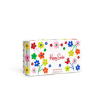 Happy Socks Dames &amp; Heren Fantasie Sokken 3-Pack Flower Socks Gift Set XFLO08 - Jambelles