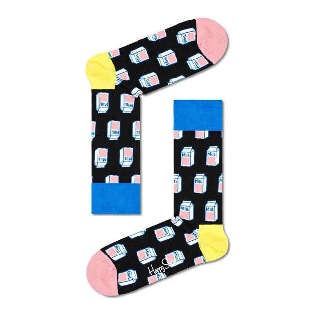 Happy Socks Dames &amp; Heren Fantasie Sokken 3-Pack Foodie Socks Gift Set Xfod08 - Jambelles