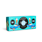 Happy Socks Dames &amp; Heren Fantasie Sokken 4-Pack At The Diner Socks Gift Set 4P XATD09 - Jambelles