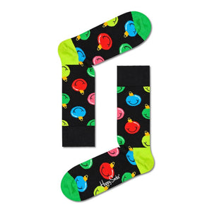 Happy Socks Dames &amp; Heren Fantasie Sokken 4 Pack Holiday Time Gift Set 4P XHTG09 - Jambelles