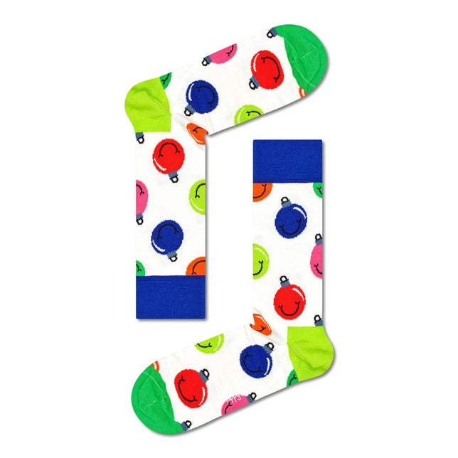 Happy Socks Dames &amp; Heren Fantasie Sokken 4-Pack Holiday Vibes Gift Set XHBG09 - Jambelles