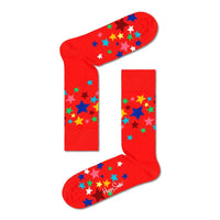 Happy Socks Dames &amp; Heren Fantasie Sokken 4-Pack Holiday Vibes Gift Set XHBG09 - Jambelles