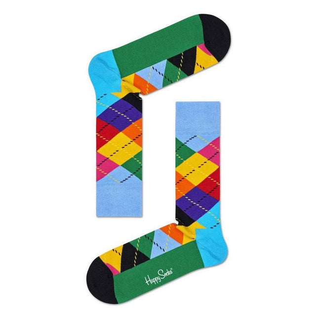 Happy Socks Dames &amp; Heren Fantasie Sokken Argyle Sock ARY01 - Jambelles