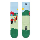 Happy Socks Dames &amp; Heren Fantasie Sokken Bbq Sock P004511 - Jambelles