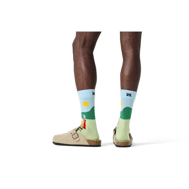 Happy Socks Dames &amp; Heren Fantasie Sokken Bbq Sock P004511 - Jambelles