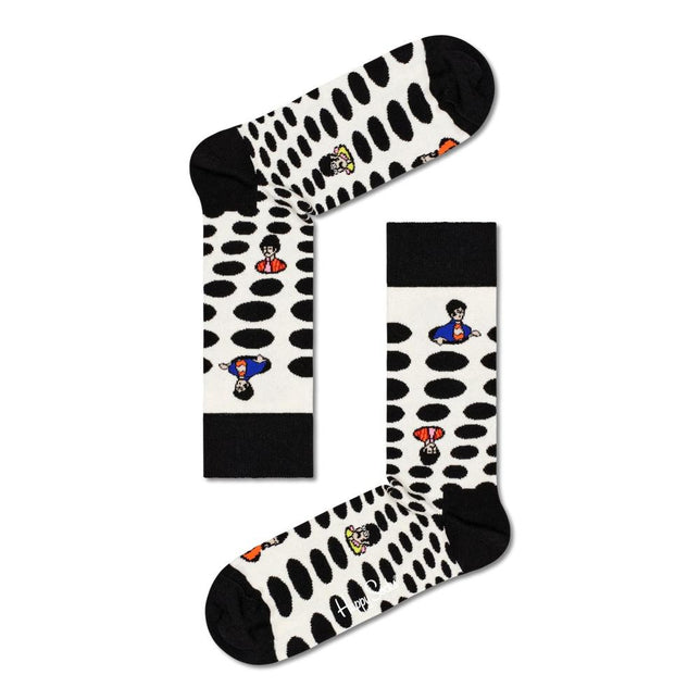 Happy Socks Dames &amp; Heren Fantasie Sokken Beatles Crosswalk Sock BEA01 - Jambelles