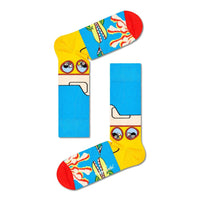 Happy Socks Dames &amp; Heren Fantasie Sokken Beatles Crosswalk Sock BEA01 - Jambelles