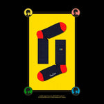 Happy Socks Dames &amp; Heren Fantasie Sokken Beatles Crosswalk Sock BEA01 - Jambelles
