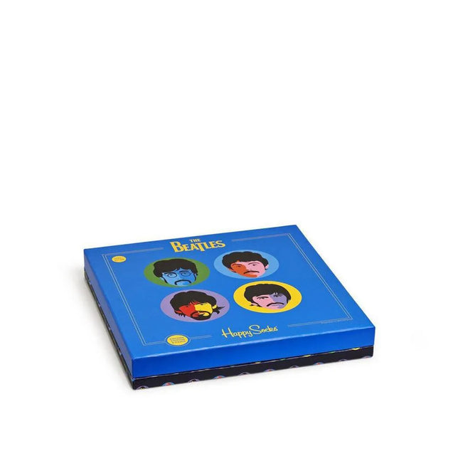 Happy Socks Dames &amp; Heren Fantasie Sokken Beatles Gift Box 6P Xbea10 - Jambelles