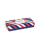 Happy Socks Dames &amp; Heren Fantasie Sokken Big Dot Gift Box 4P XBDO09 - Jambelles