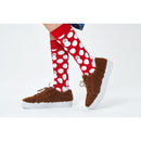 Happy Socks Dames &amp; Heren Fantasie Sokken Big Dot Snowman Sock BDS01 - Jambelles
