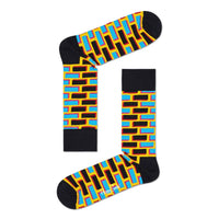 Happy Socks Dames &amp; Heren Fantasie Sokken Brick Sock BRC01 - Jambelles