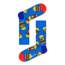 Happy Socks Dames &amp; Heren Fantasie Sokken Burger Sock Bur01 - Jambelles