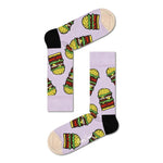 Happy Socks Dames &amp; Heren Fantasie Sokken Burger Sock BUR01 - Jambelles