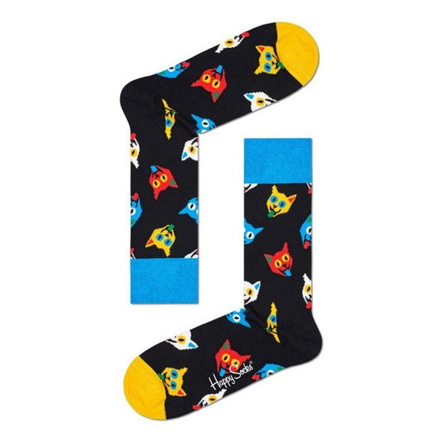 Happy Socks Dames &amp; Heren Fantasie Sokken Cat Sock CAT01 - Jambelles
