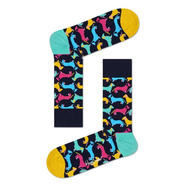 Happy Socks Dames &amp; Heren Fantasie Sokken Cat Sock Hond CAD01 - Jambelles