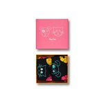 Happy Socks Dames &amp; Heren Fantasie Sokken Cat VS Dog Gift Box 2P XDOG02 - Jambelles