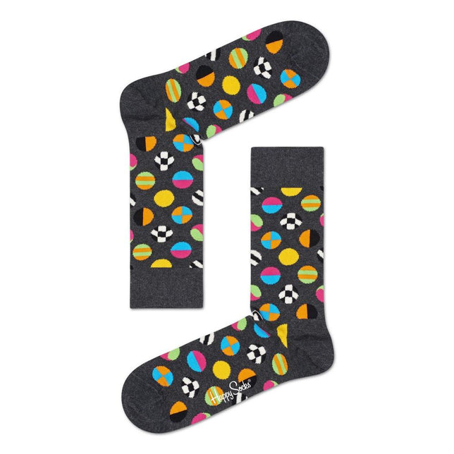 Happy Socks Dames &amp; Heren Fantasie Sokken Clashing Dot Sock CLD01 - Jambelles