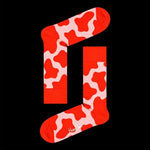 Happy Socks Dames &amp; Heren Fantasie Sokken Cow Sock COW01. - Jambelles