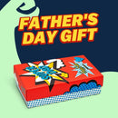 Happy Socks Dames &amp; Heren Fantasie Sokken Father's Day Gift Box XFAT08 - Jambelles