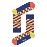 Happy Socks Dames &amp; Heren Fantasie Sokken Filled Optic FIO01 - Jambelles