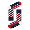 Happy Socks Dames &amp; Heren Fantasie Sokken Filled Optic FIO01 - Jambelles