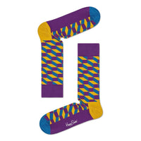Happy Socks Dames &amp; Heren Fantasie Sokken Filled Optic FIO01 - Jambelles
