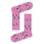 Happy Socks Dames &amp; Heren Fantasie Sokken Flamingo Sock FMN01 - Jambelles
