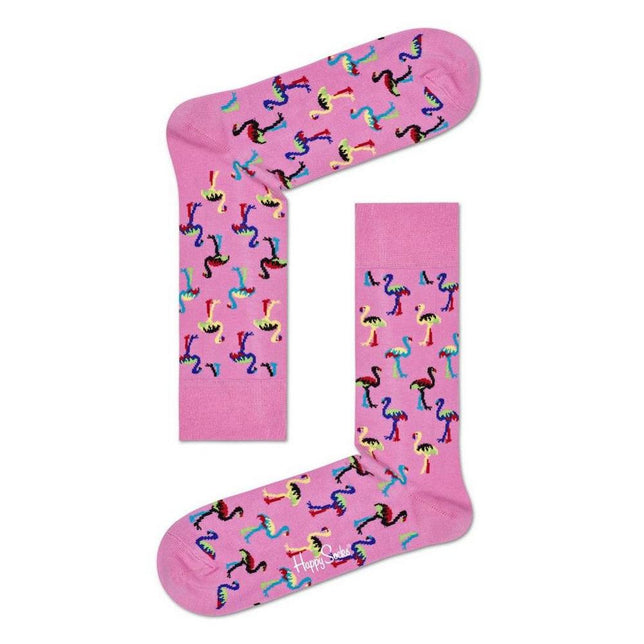 Happy Socks Dames &amp; Heren Fantasie Sokken Flamingo Sock FMN01 - Jambelles