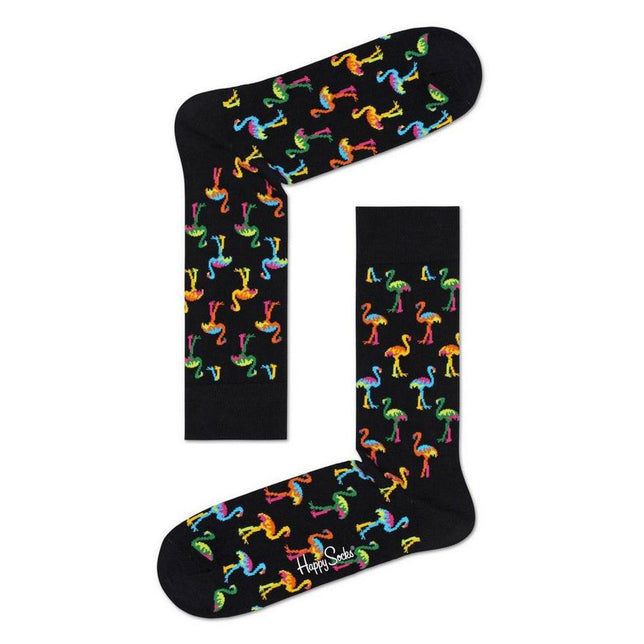 Happy Socks Dames &amp; Heren Fantasie Sokken Flamingo Sock FMN01 - Jambelles