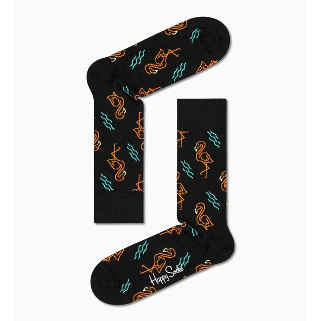 Happy Socks Dames &amp; Heren Fantasie Sokken Flamingo Socks FAM01 - Jambelles