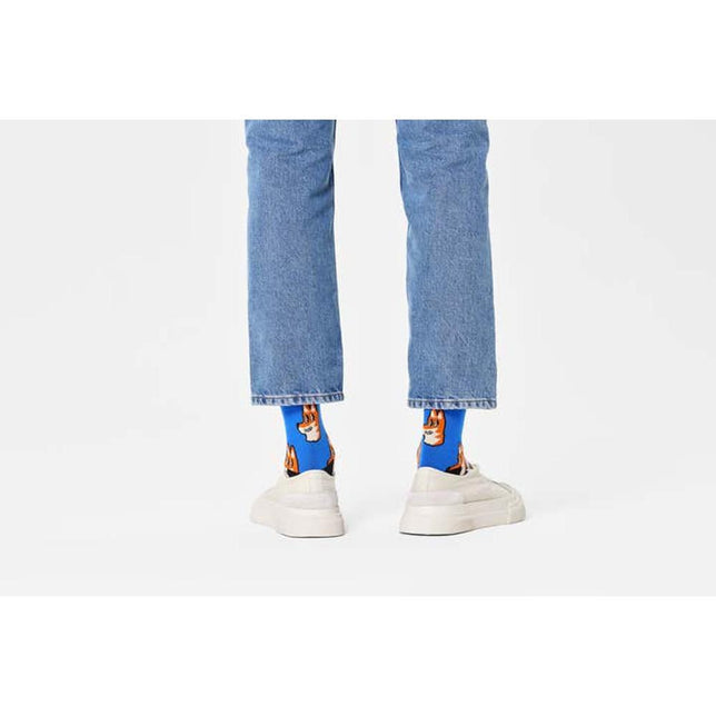 Happy Socks Dames &amp; Heren Fantasie Sokken Fox Sock P002230 - Jambelles