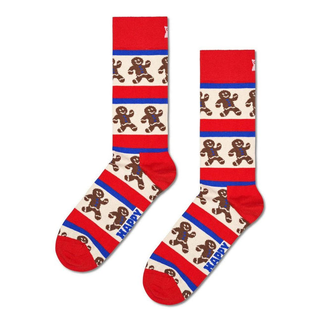 Gingerbread Stripe Sock P002056