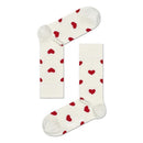 Happy Socks Dames &amp; Heren Fantasie Sokken Heart Sock HEA01 - Jambelles